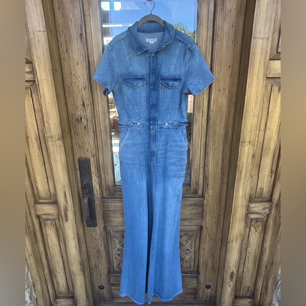 Good American Denim Jumpsuit